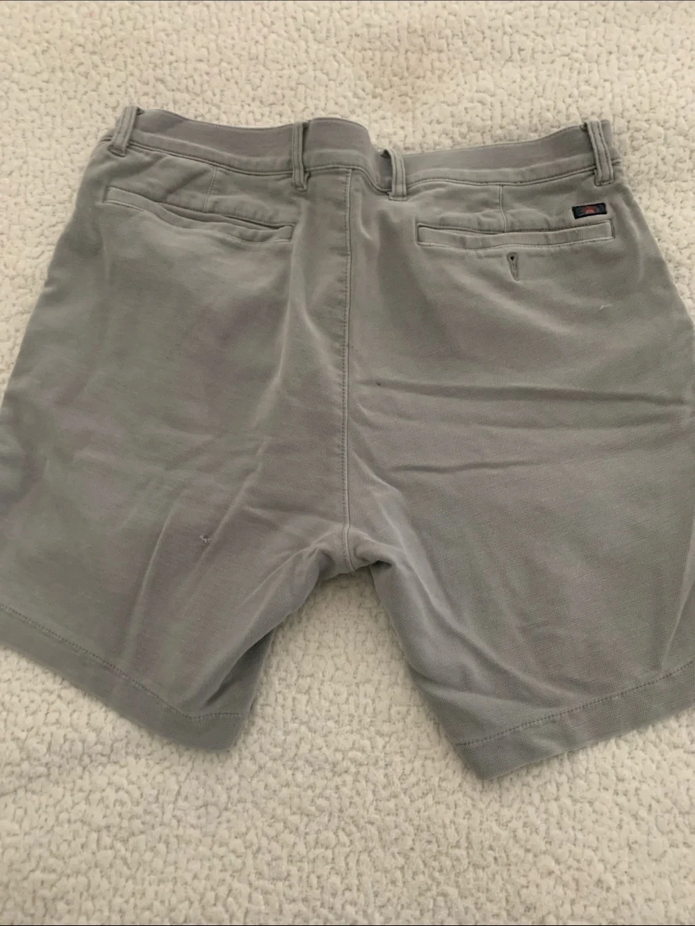 Men's Gray Stretch Cotton Shorts Faherty